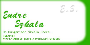 endre szkala business card